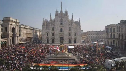 manifestazione Milano