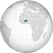 Donne al centro per lo sviluppo inclusivo e sostenibile - Burkina Faso -mappa