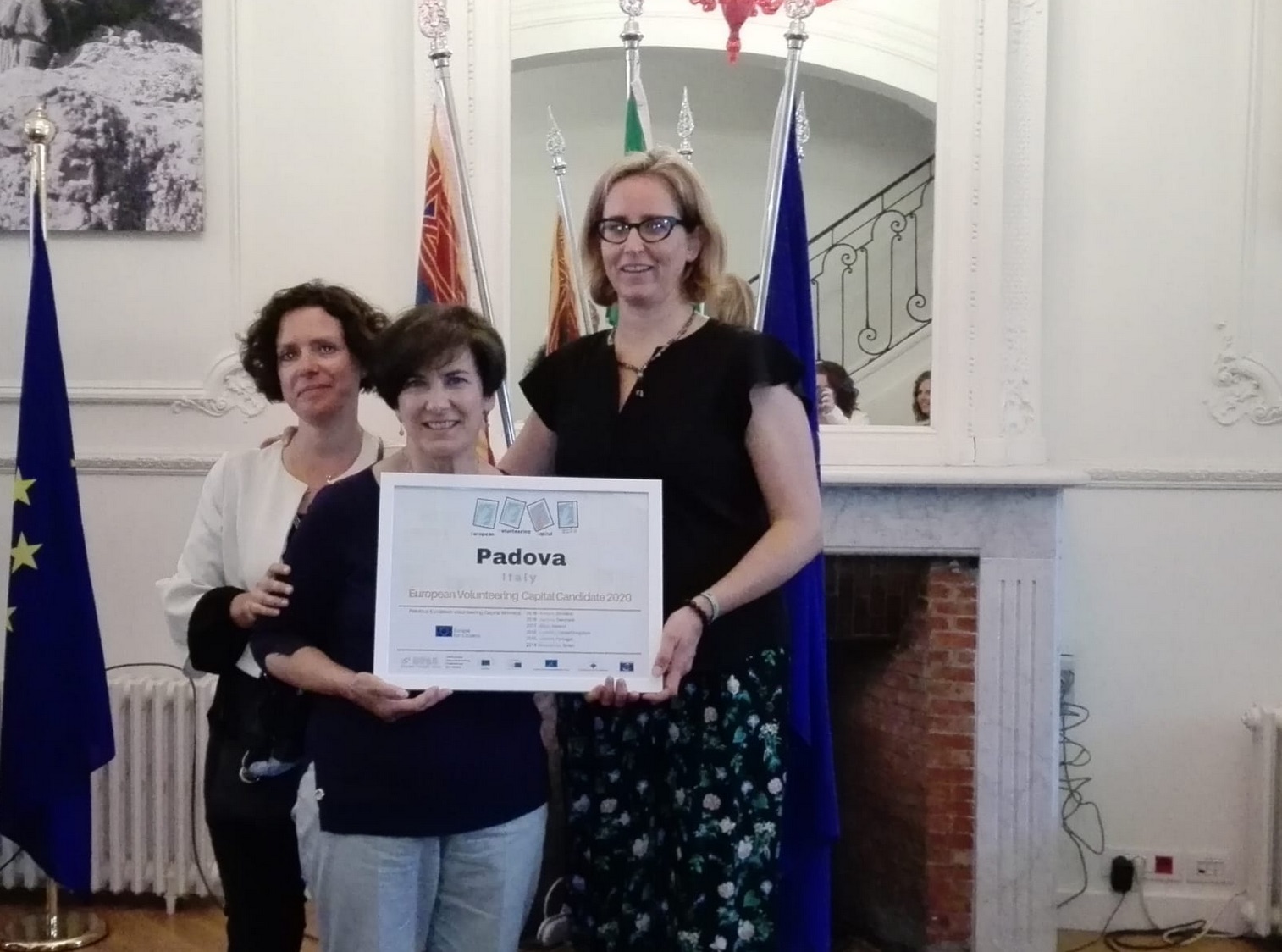 Assessore Cristina Piva candidatura di Padova a Capitale europea del volontariato 2020